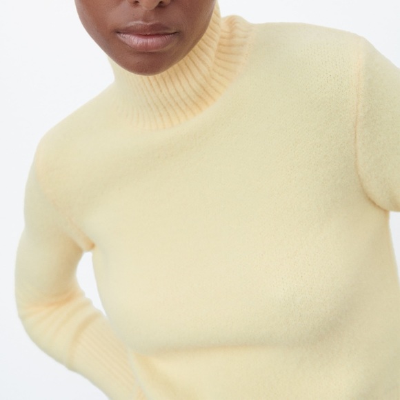 zara yellow soft feel knit sweater - Picture 4 of 4